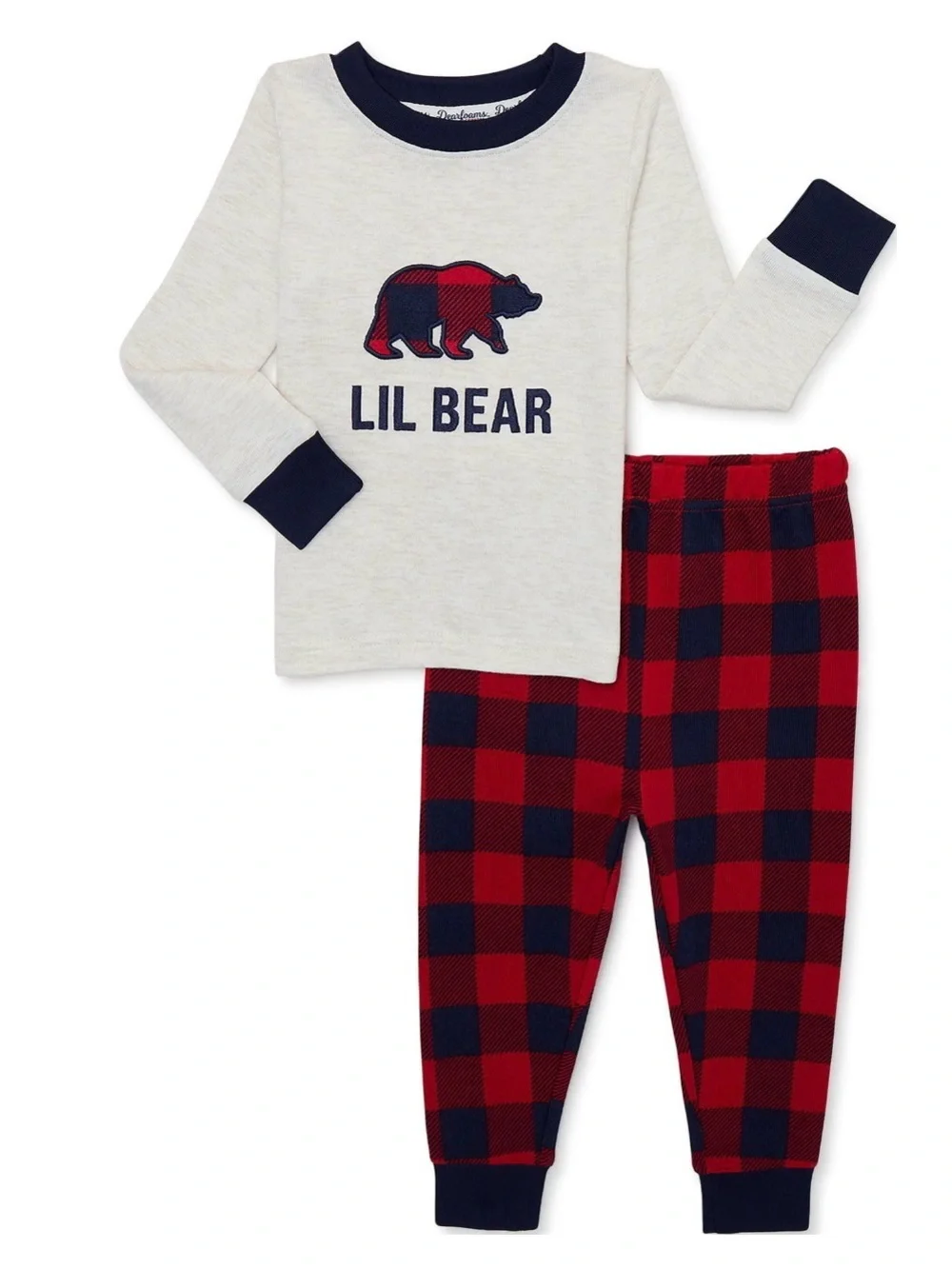 Holiday “Lil Bear” 2-Piece Family Pajama Set, Size 10 (NEW)